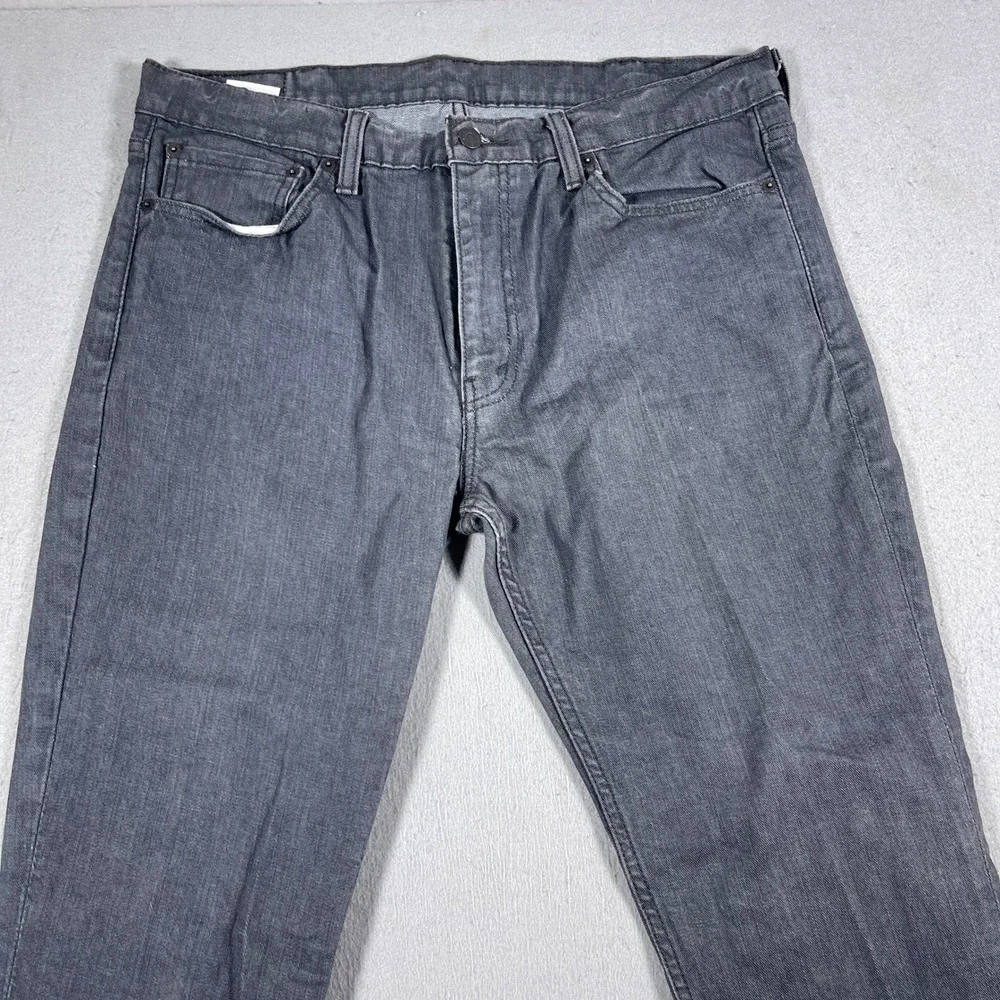 Levi's 511 Slim Fit Jeans Men 38x30 Gray‎ Stretch Denim Modern Casual Fits 36x29